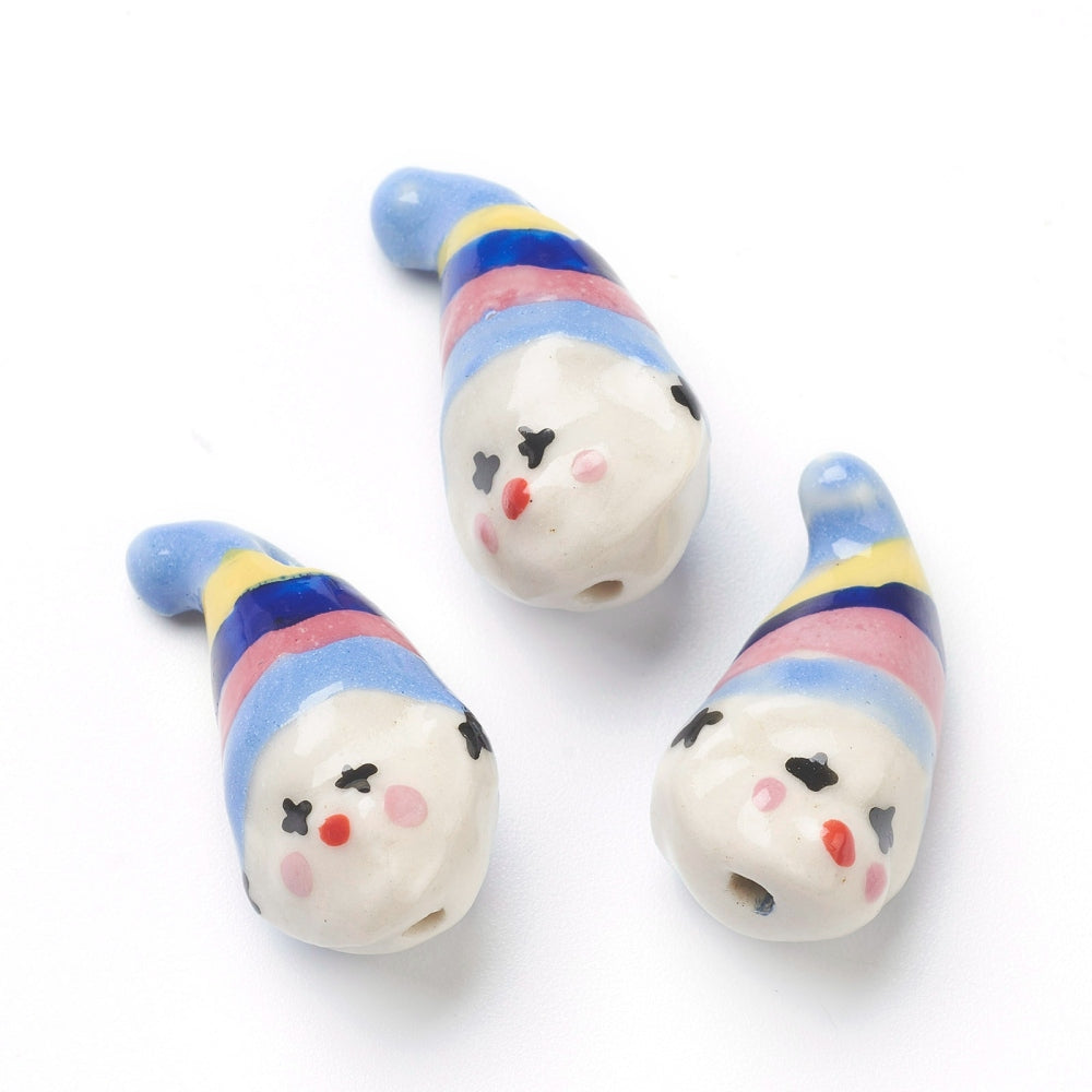 Clown - ceramic bead