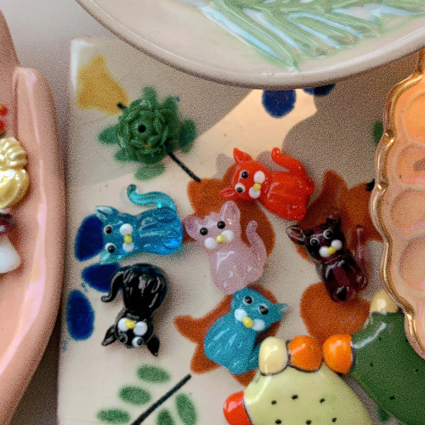 Cat - glass bead