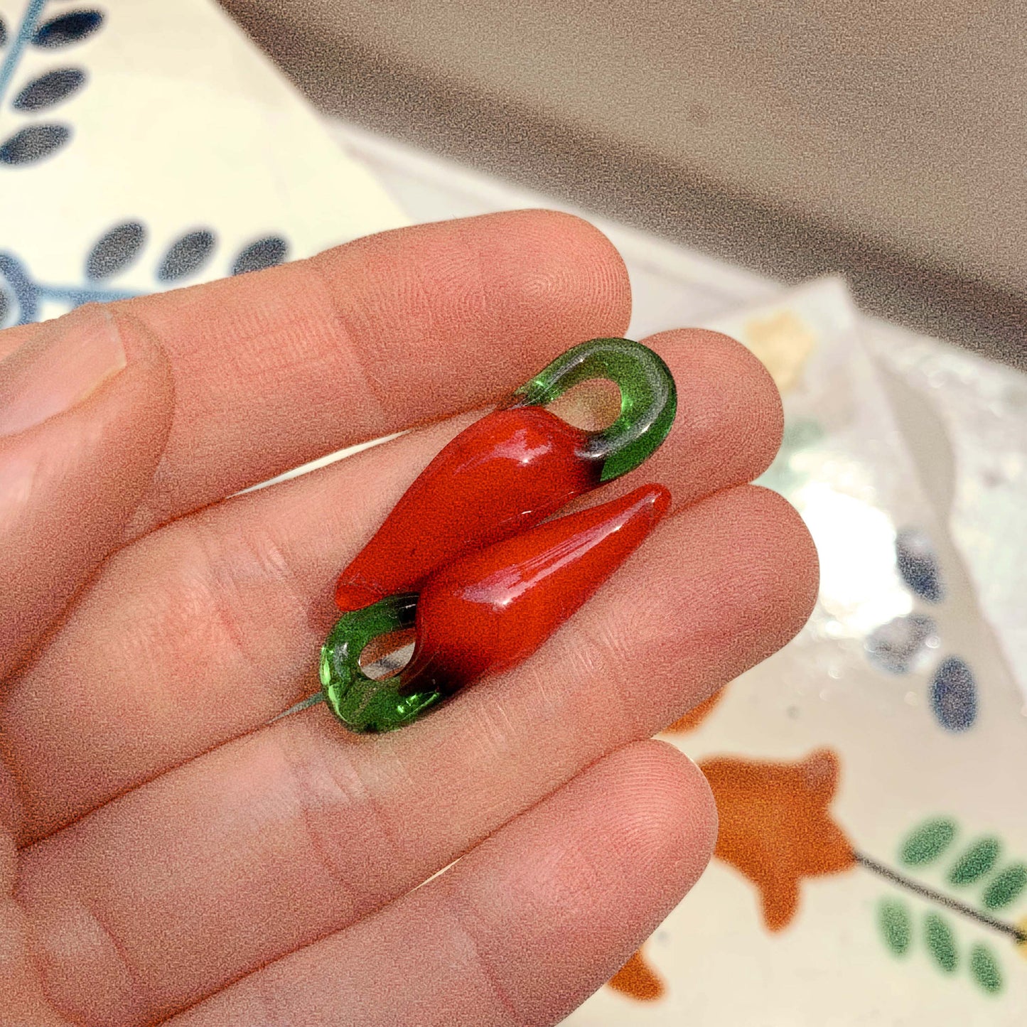 Pepper big - glass bead