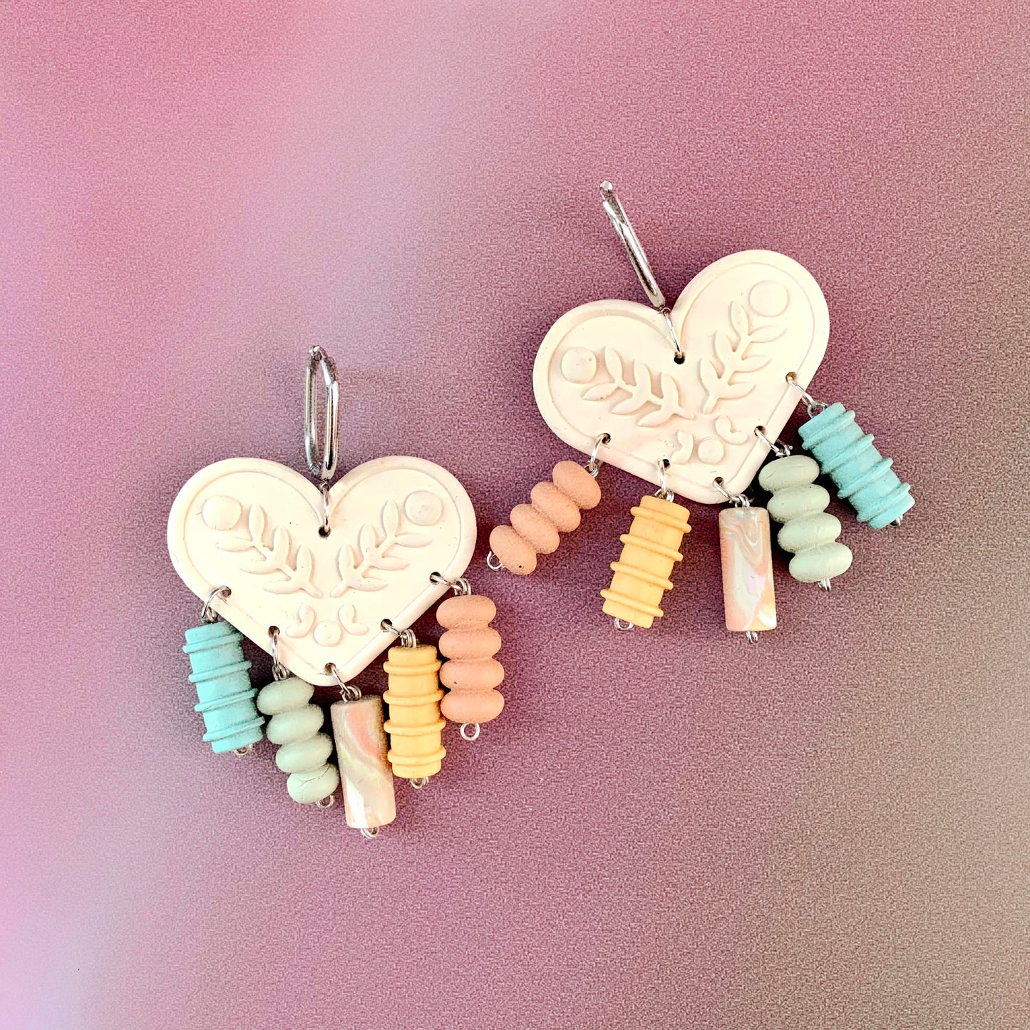Big hearts - Earrings