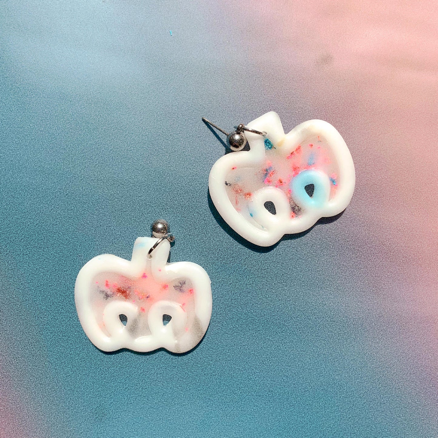Outlined pumpkins - Earrings