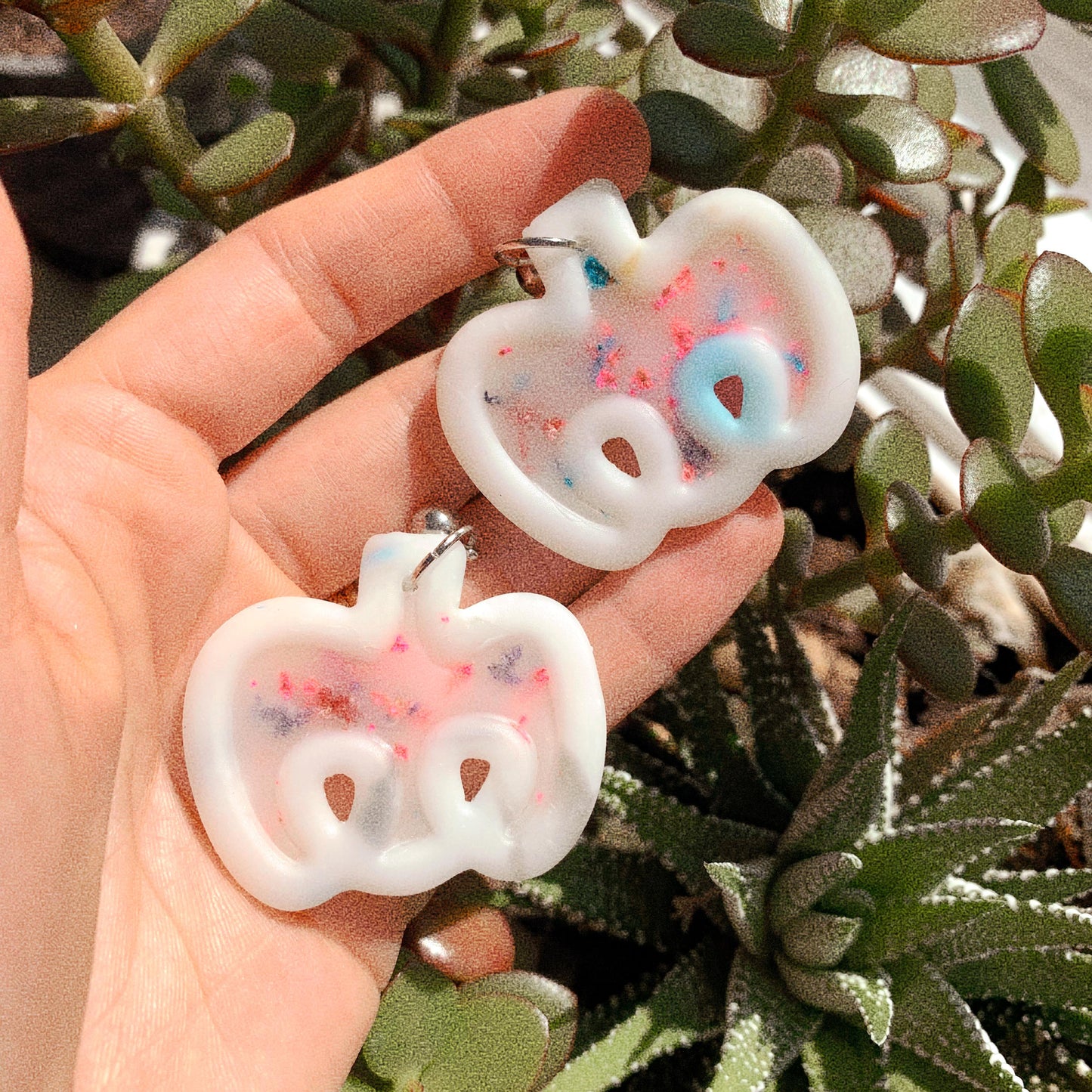 Outlined pumpkins - Earrings