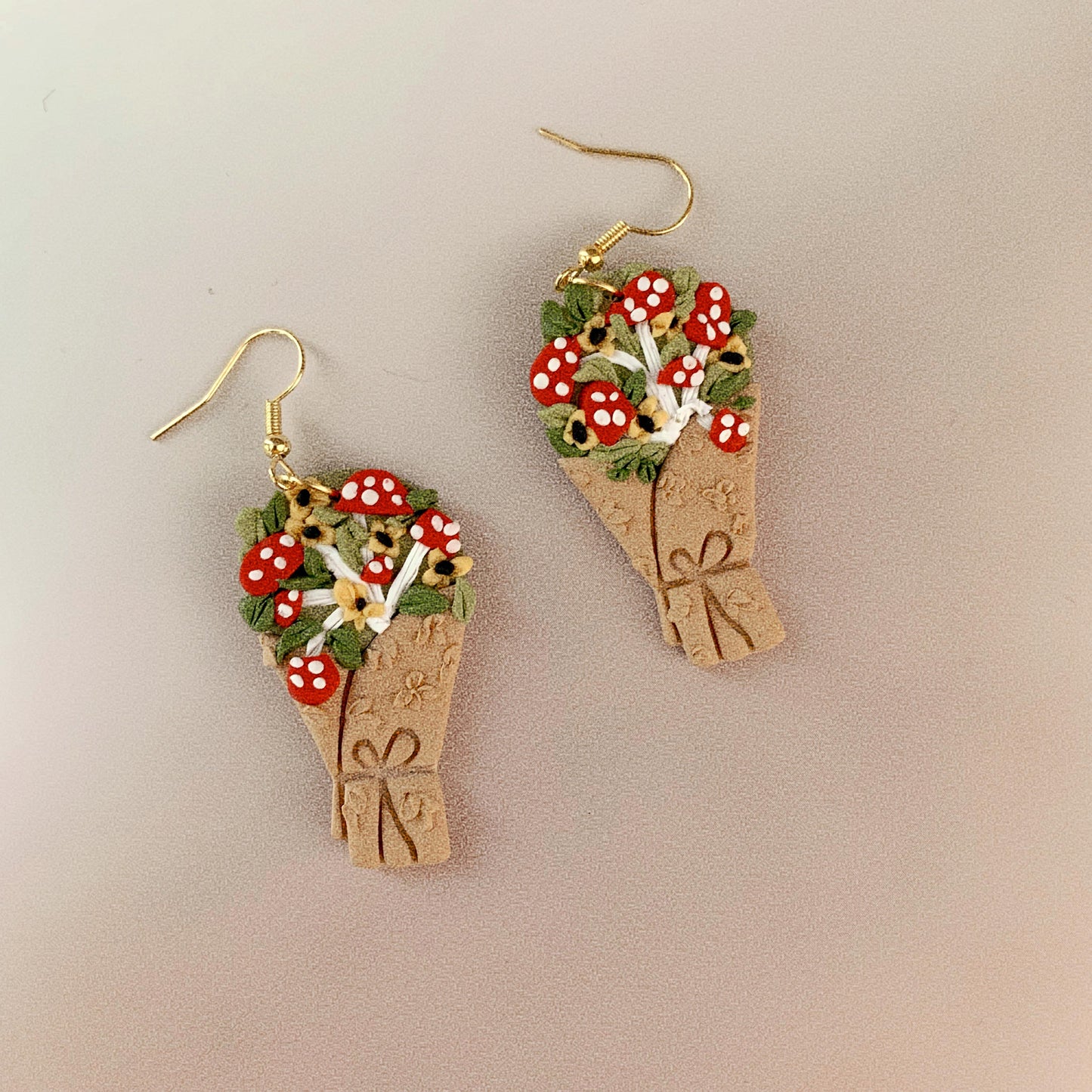 Mushroom bouquet - Earrings