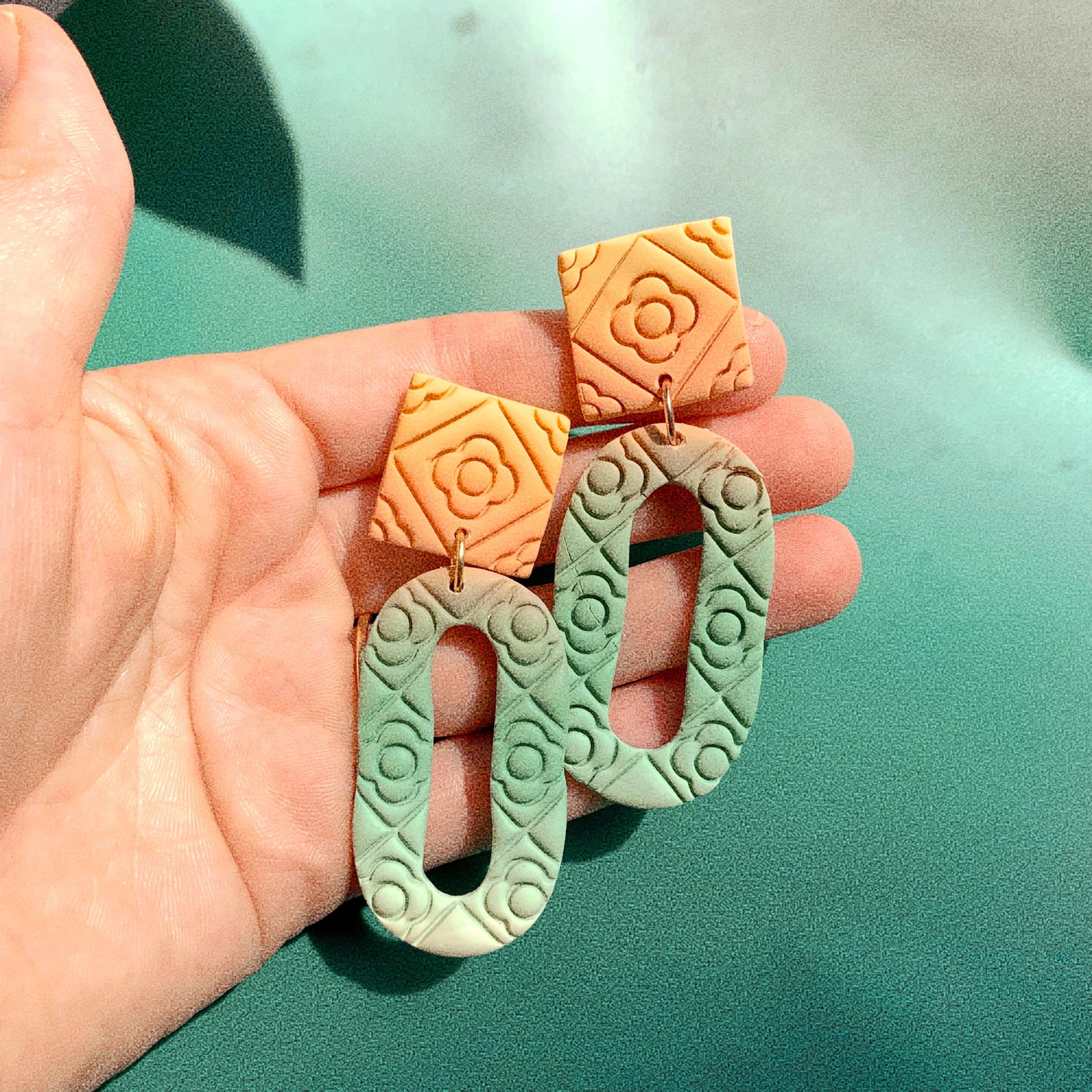 Ombré Mosaic #2 - Earrings