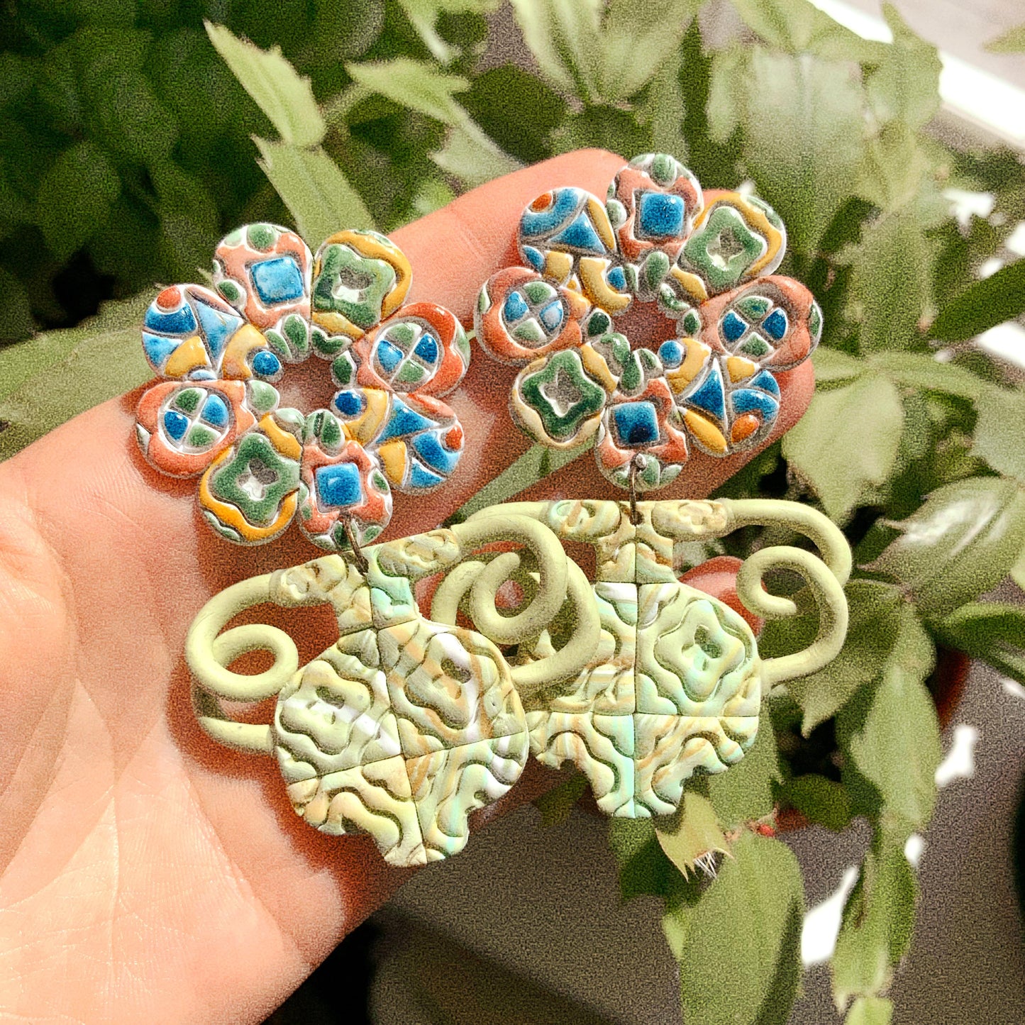 Mosaic Vase - Earrings