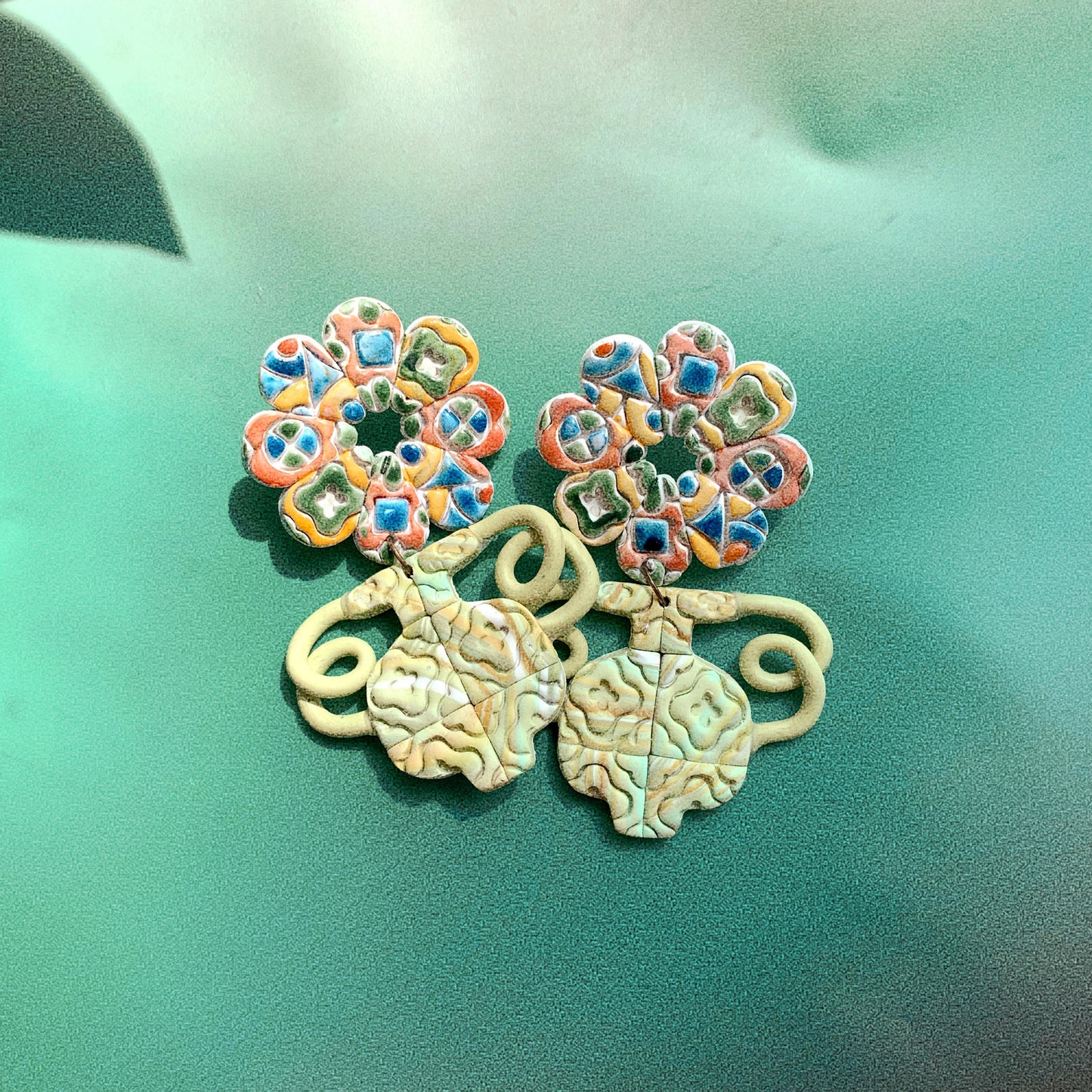 Mosaic Vase - Earrings