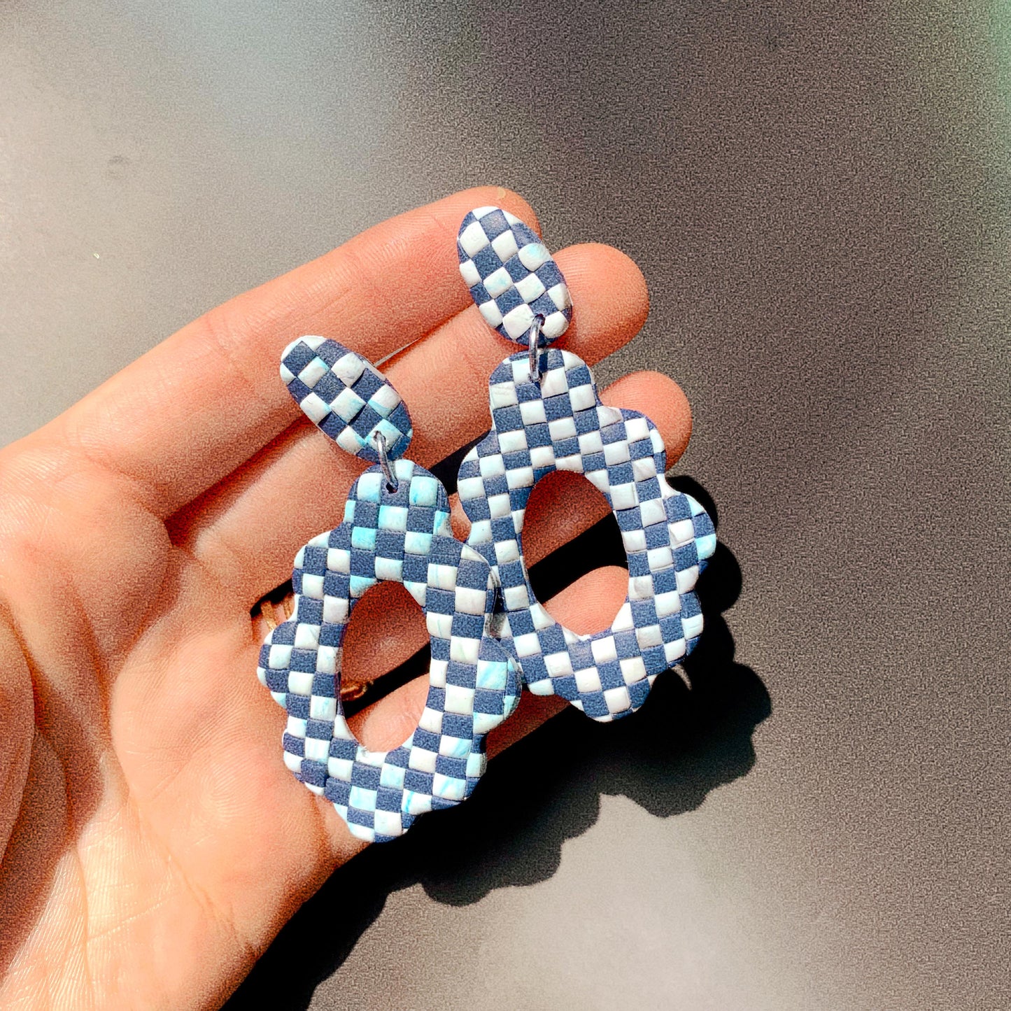 Italian checkerboard - Earrings