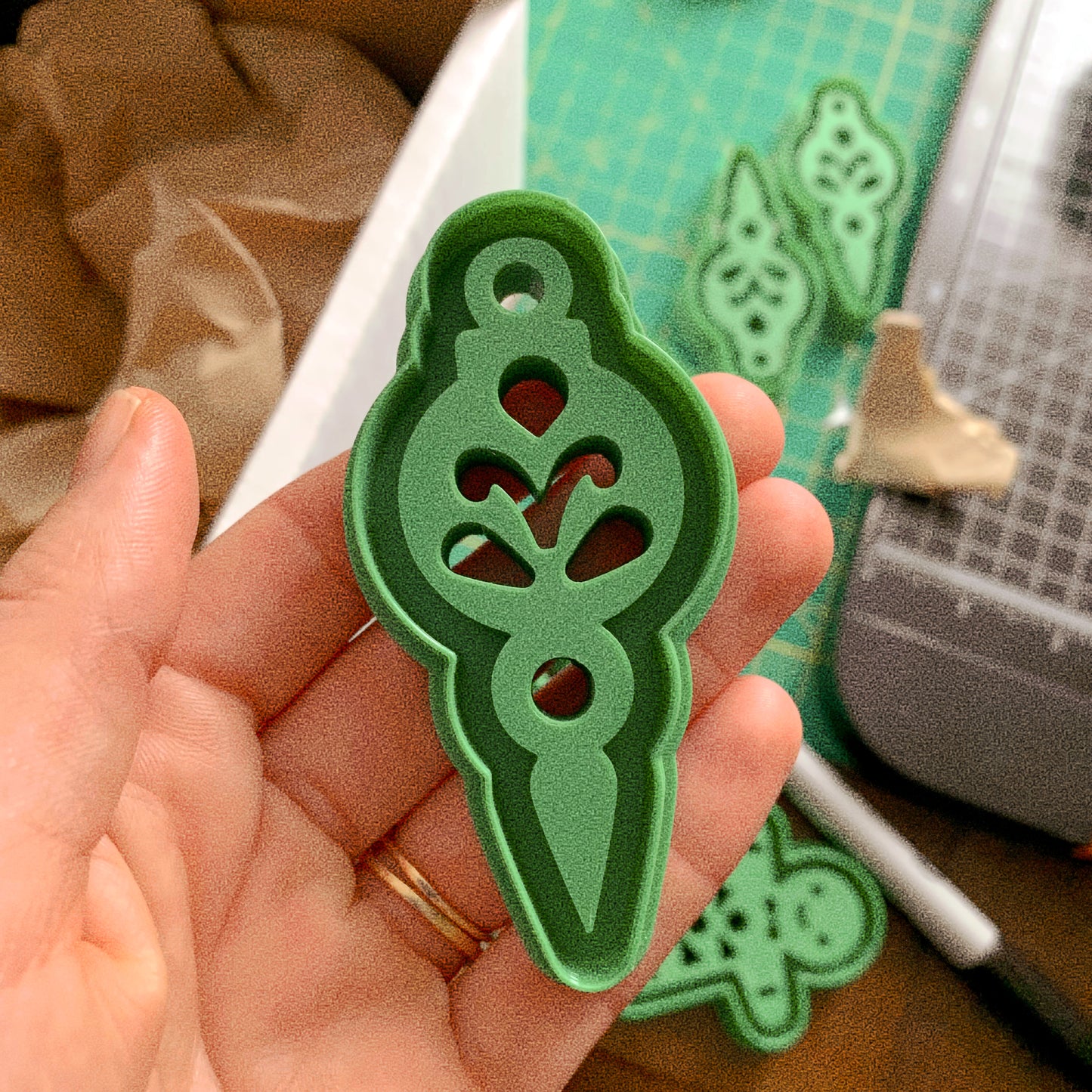 Folk ornament #1 - ORNAMENT SIZE - Christmas Clay Cutter