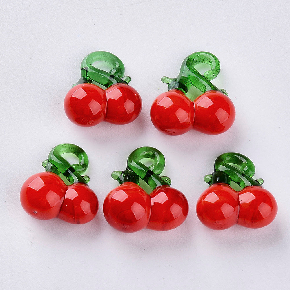 Cherries - glass bead