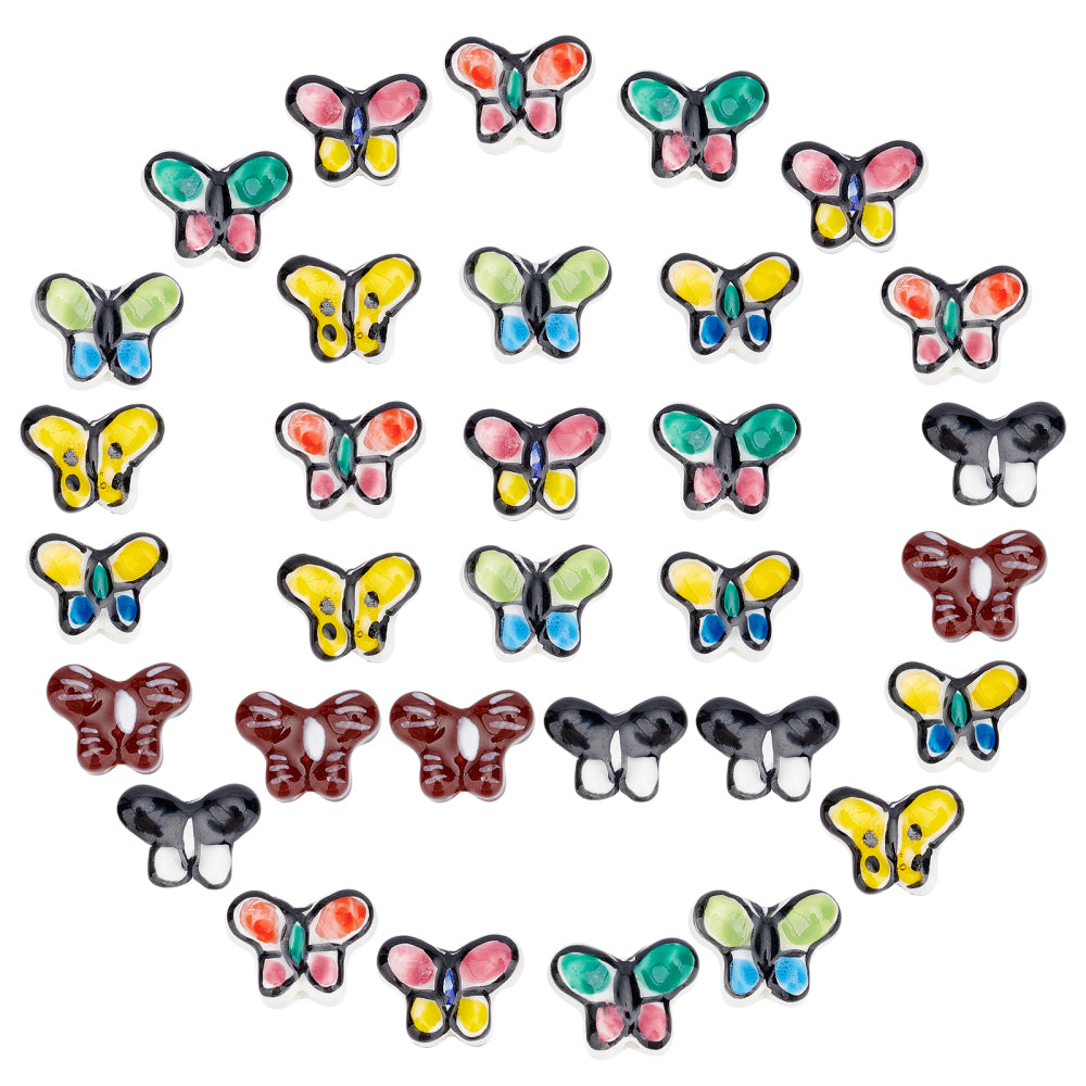 Butterfly - ceramic bead