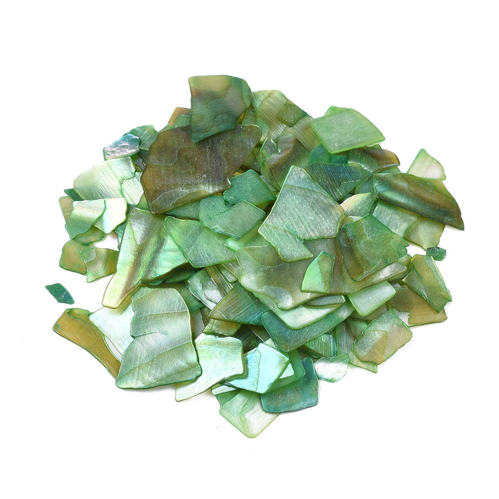 Sea green abalone chips