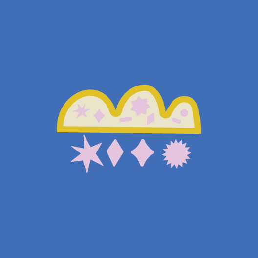 Folk cloud + stars