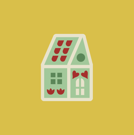 Folk House - Christmas Clay Cutter