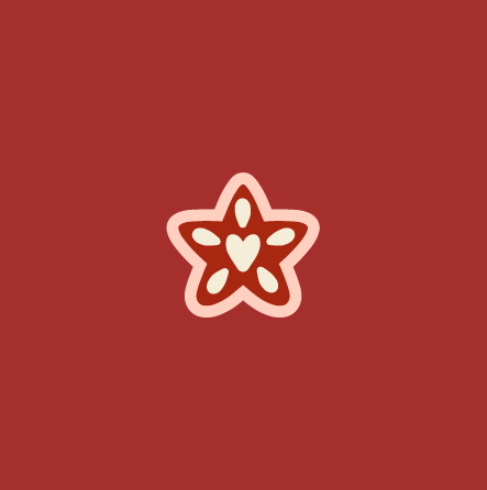 Folk Stud Star - Christmas Clay Cutter