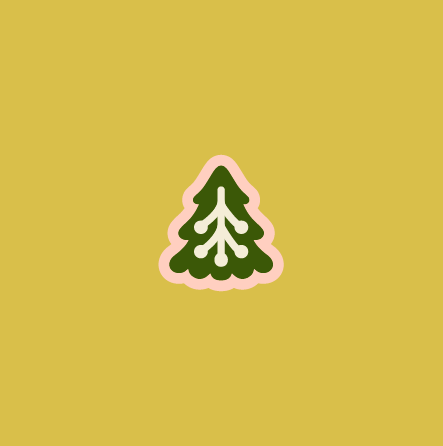 Folk Stud Tree - Christmas Clay Cutter