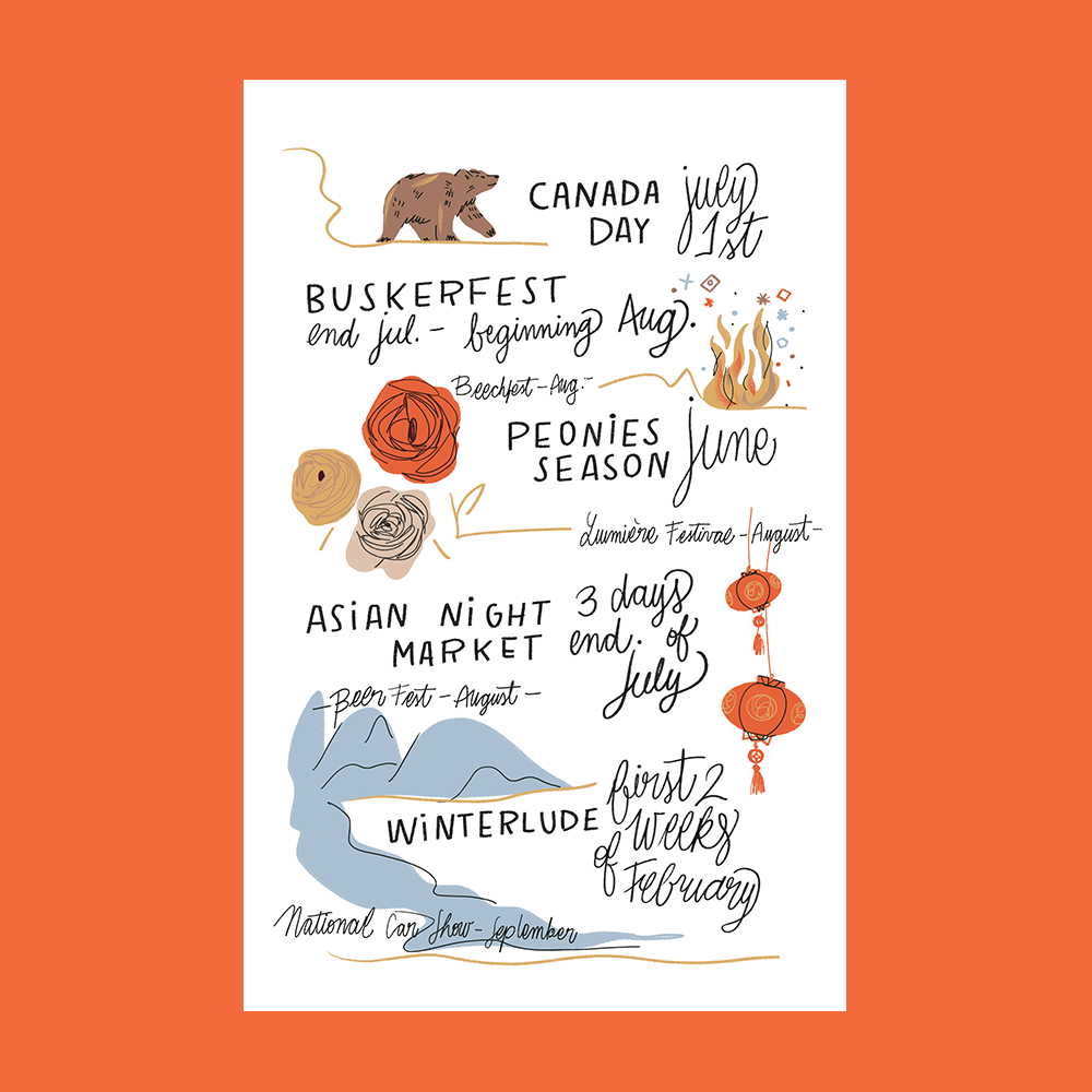 Ottawa walking and biking tours zine!