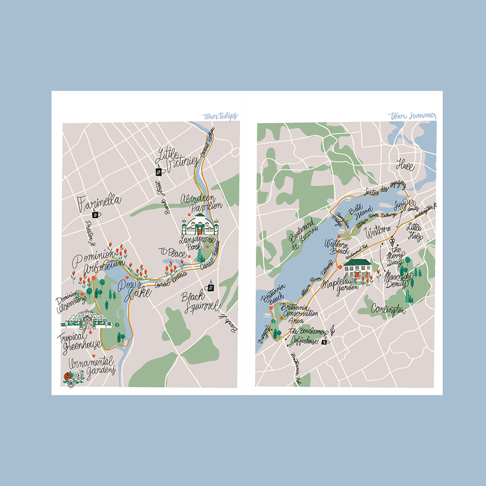 Ottawa walking and biking tours zine!