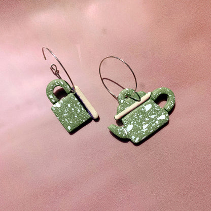 Green tea set - Earrings