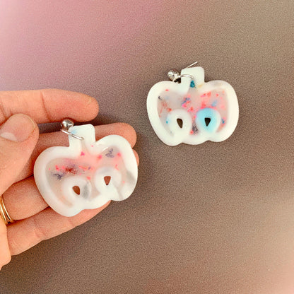 Outlined pumpkins - Earrings