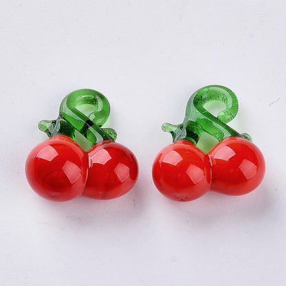 Cherries - glass bead