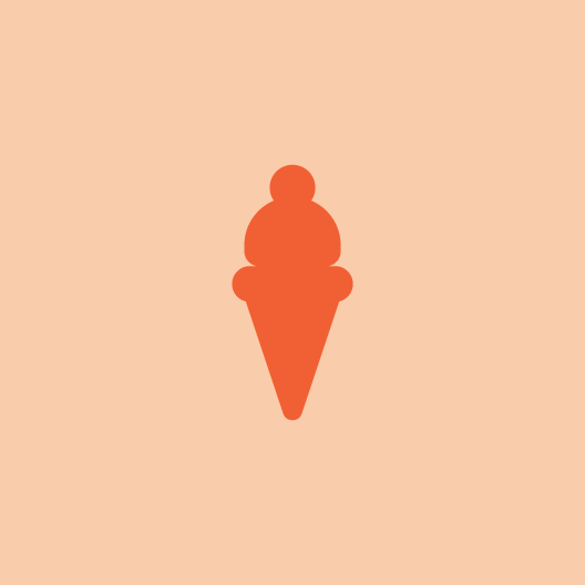Ice cream cone - bead roller #22