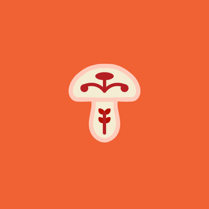 Folk mushroom veggie - small