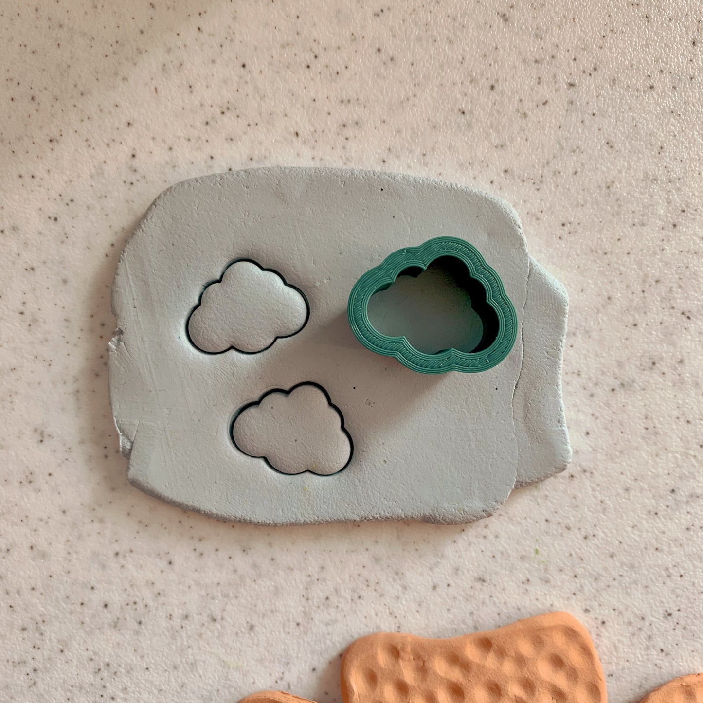 Cloud Stud shape - Polymer Clay Cutter