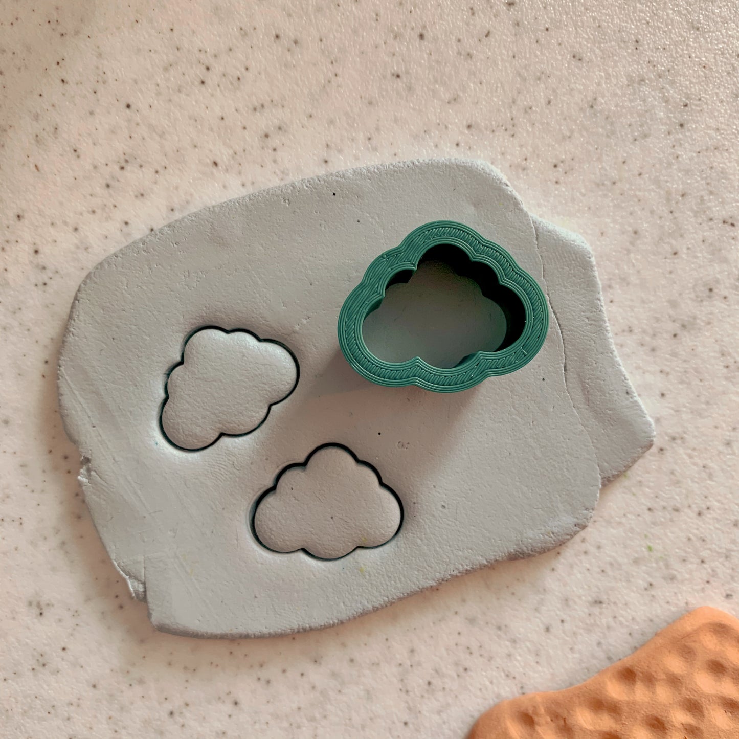 Cloud Stud shape - Polymer Clay Cutter
