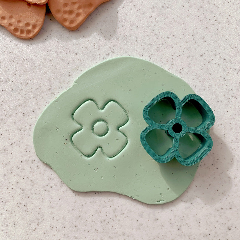 Bundle Flowers - 4 Clay Cutters