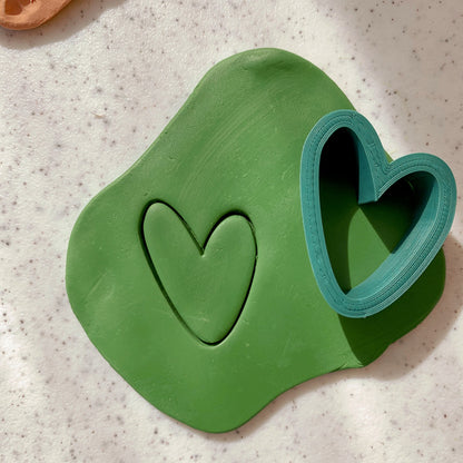 Organic Heart shape - Polymer Clay Cutter