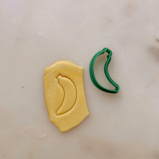 Banana fruit mirrored pair - Polymer Clay Cutter