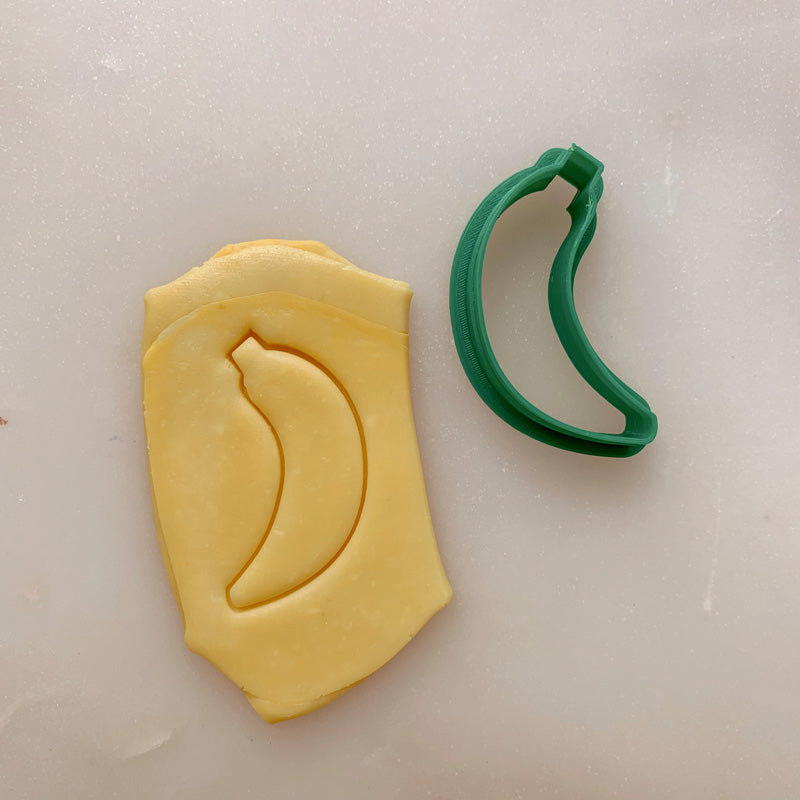 Banana fruit mirrored pair - Polymer Clay Cutter