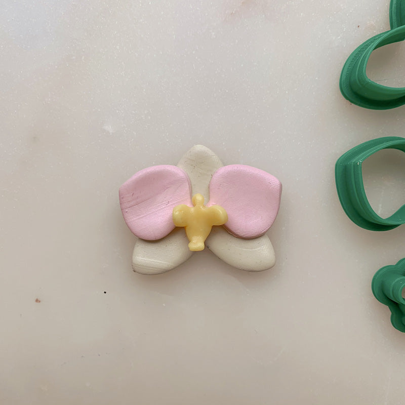 Orchid Flower Set - Polymer Clay Cutter