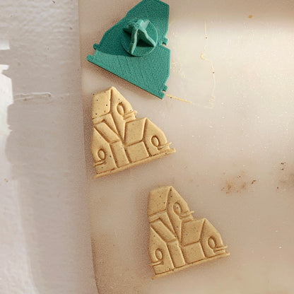 Birdhouse Set - clay cutter + embossing shape