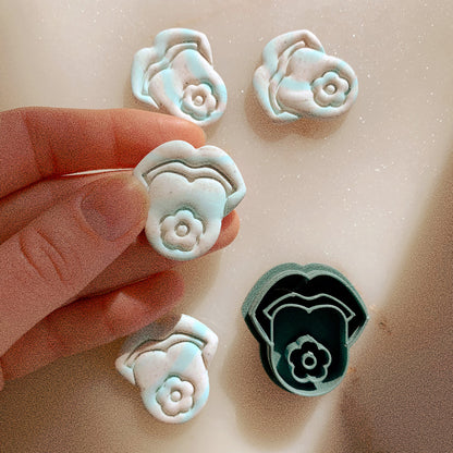 60's Mouth Flower - Clay Cutter