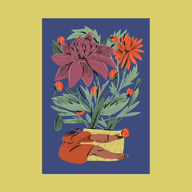 Plant lover - Framed greeting card!