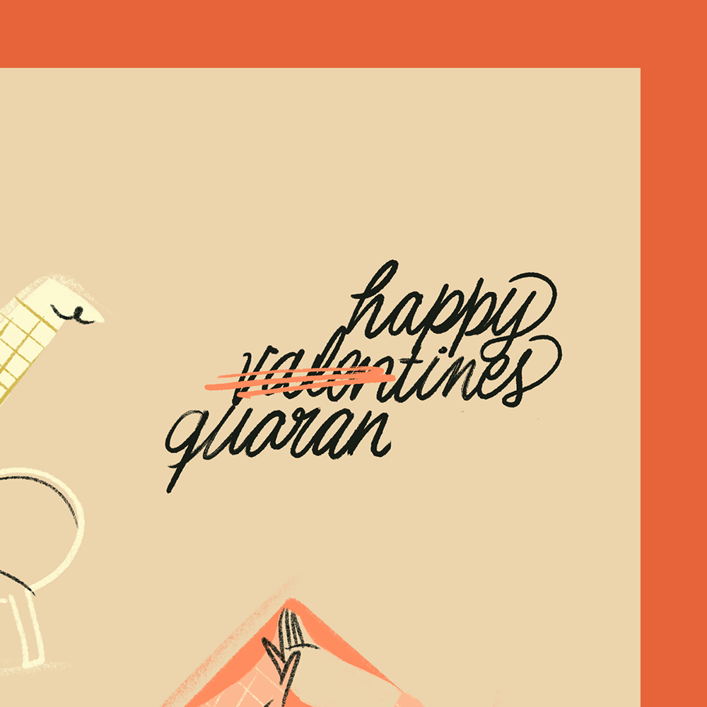 Happy Quarantines - Folded Framed greeting card!